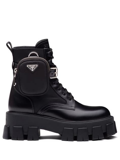 botas militares prada|farfetch botas de prada.